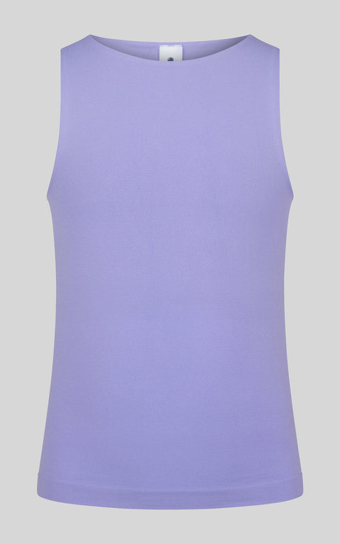 Girls Seamless Ombre High Neck Tank