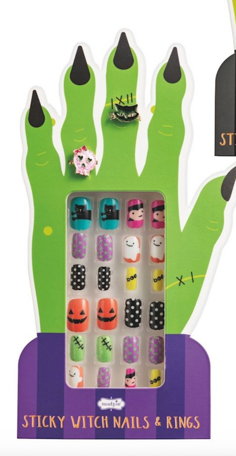 Mud Pie - Halloween Ring & Nail Sets