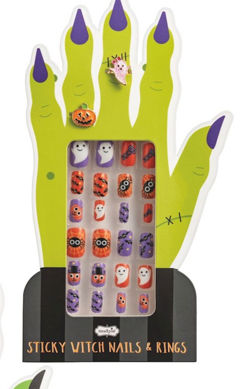 Mud Pie - Halloween Ring & Nail Sets