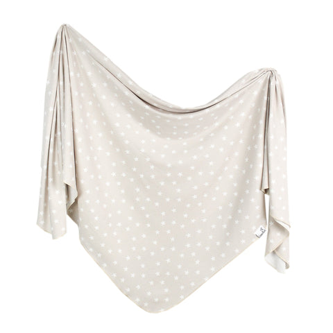 Copper Pearl - Knit Swaddle Blanket - Twinkle