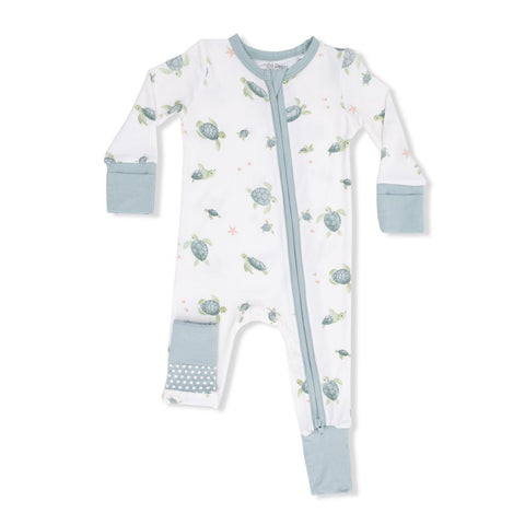 Angel Dear - 2 Way Zipper Romper - Sea Turtles
