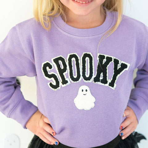 Sweet Wink - Sweatshirt - Spooky Ghost Patch