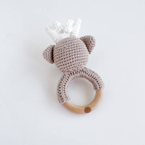 The Blueberry Hill - Crochet Teether - Deer