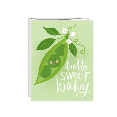 Pen & Paint - Baby Shower Card - Hello Sweet Baby