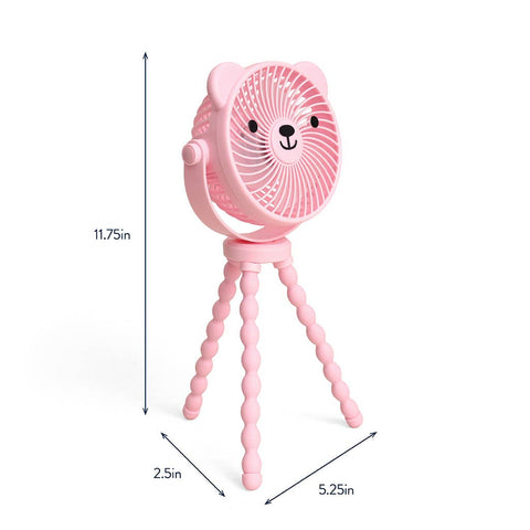Itzy Ritzy - Itzy Breeze 3-Speed Stroller Fan™ - Pink