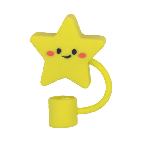 4 Pk Straw Toppers - Stars
