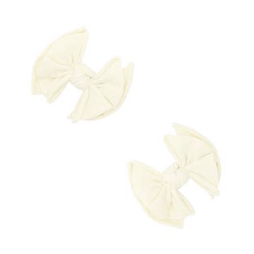 Baby Bling - 2PK Baby FAB Clips - Ivory