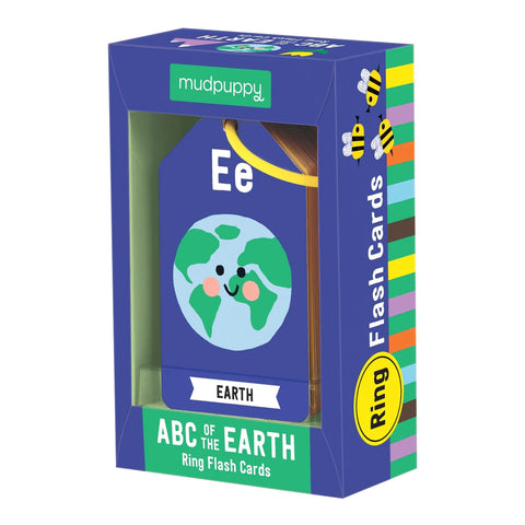 Mudpuppy - Ring Flashcards - ABC Earth