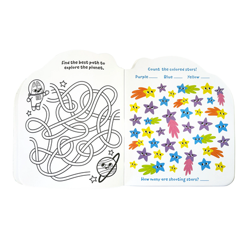 Ooly - Playful Pages Activity Book - Pets in Space
