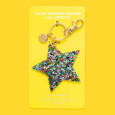 Taylor Elliot Designs - Confetti Star Keychain