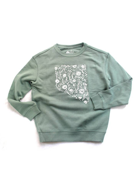Wild Is Calling - Adult Pullover - Wildflower Nevada