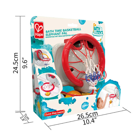 Hape Toys - Bath Time Basketball Elephant Pal
