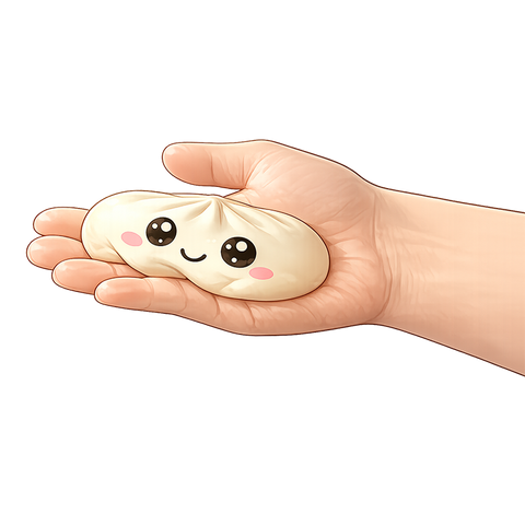 Fun Doh Mystery Slow Rise Dumpling Squish Toy