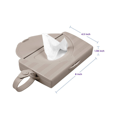 Ubbi - On-the-Go Wipes Dispenser - Taupe