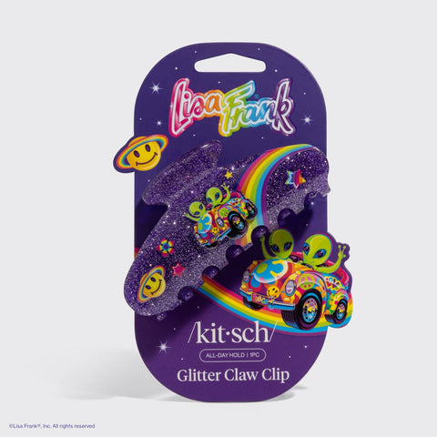 Lisa Frank x Ktisch Glitter Claw Clip in Zoomer™ & Zorbit™