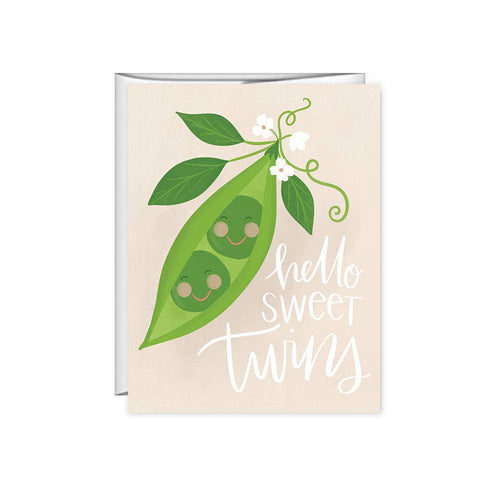 Pen & Paint - Card - Hello Sweet Twins