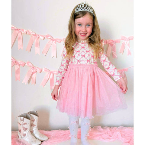 Sweet Wink - Long Sleeve Tutu Dress - Princess Coquette L
