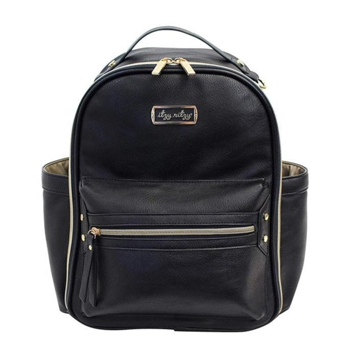 Itzy Ritzy - Mini Backpack Diaper Bag - Black