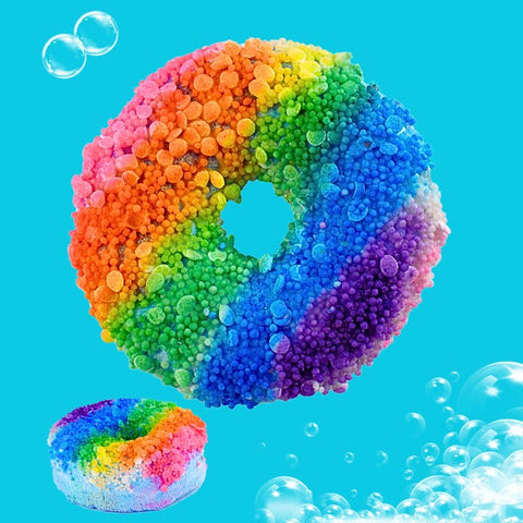 Garb2art - Donut Bath Bomb - Rainbow Airbrush