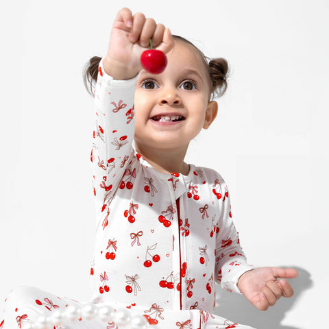 Bellabu Bear - Convertible Footie - Cherry On Top