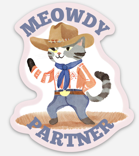 Sticker - Meowdy Partner