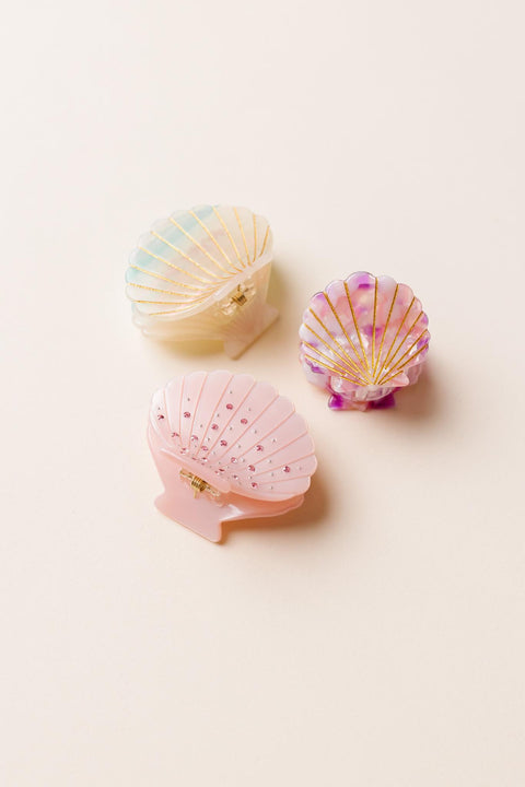 Mila & Rose - Seashell Claw Clip - Pink