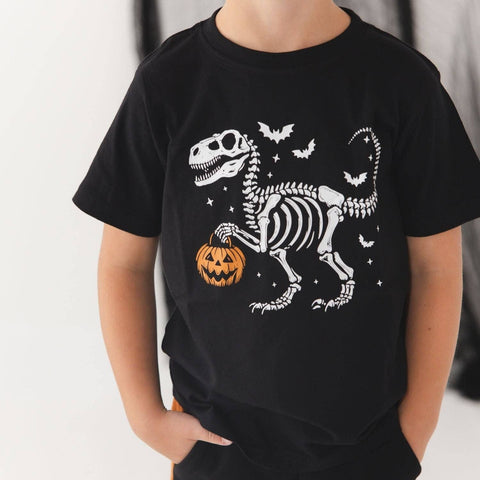 Sweet Wink - Short Sleeve T-Shirt - Dinosaur Skeleton