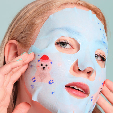 Winter Wonder Animal Facial Mask Gift Set - 4PK
