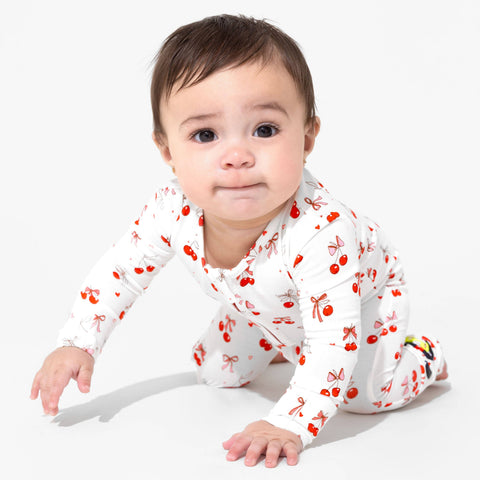 Bellabu Bear - Convertible Footie - Cherry On Top