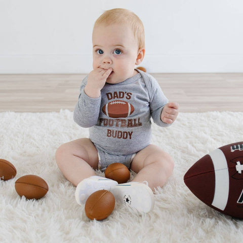 Sweet Wink - Long Sleeve Bodysuit - Dad's Football Buddy