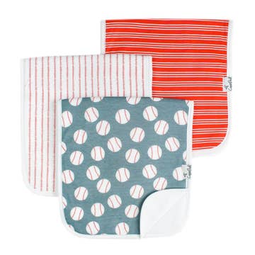 Copper Pearl - Burp Cloth Set - Slugger