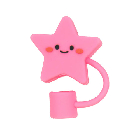 4 Pk Straw Toppers - Stars