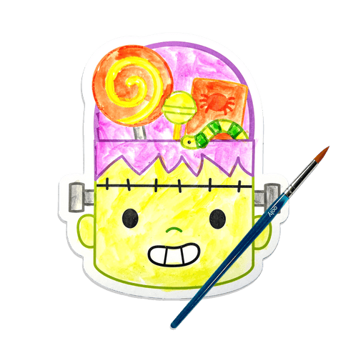Ooly - Playful Painters Easy Watercolor Painting Kit - Trick or Treat