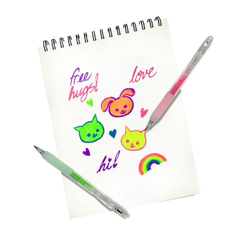 Jelly Gloss Neon Multi-Surface Deco Gel Pens - Set of 6