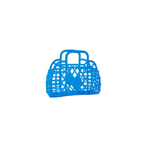 Sun Jellies - Mini Retro Basket - Royal Blue