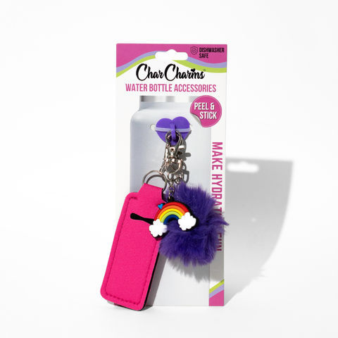 Tumbler Charm w/ Chapstick Holder - Rainbow Dream Bundle