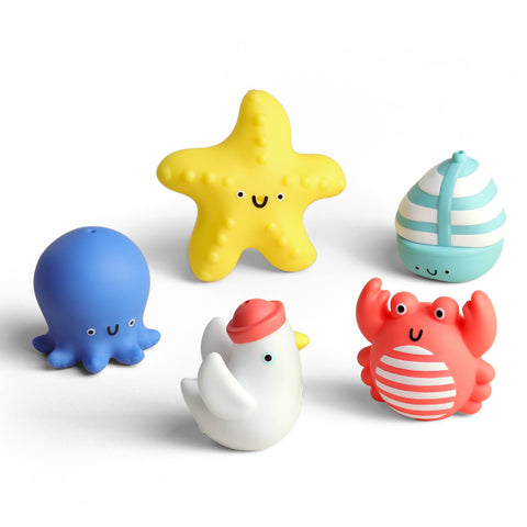 Itzy Ritzy - Nautical Itzy Bitzy Puppets™ - Bath + Storytelling Toys