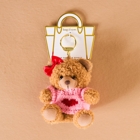 Bag Charm - Teddy Bear Hugs