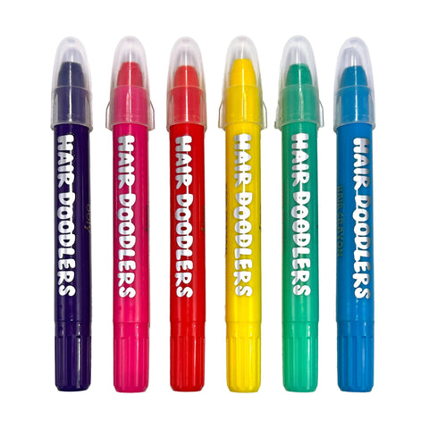 Only - Hair Doodlers Hair Crayons - Set of 6 Colors