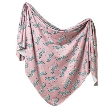 Copper Pearl - Knit Swaddle Blanket - Zella