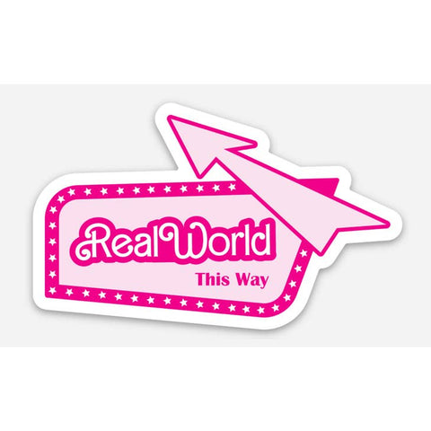 Inviting Affairs Paperie - Sticker - Real World This Way