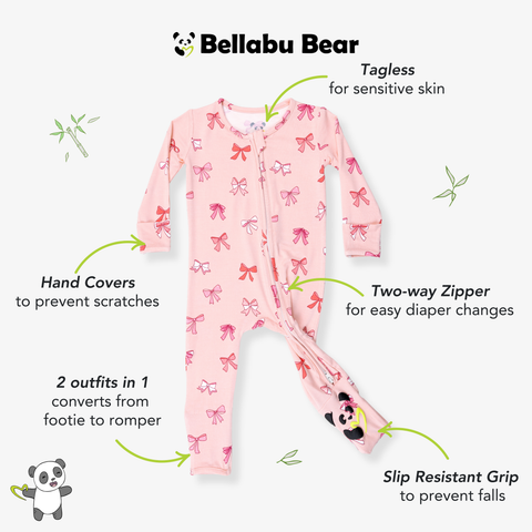 Bellabu Bear - Convertible Footie - Take A Bow