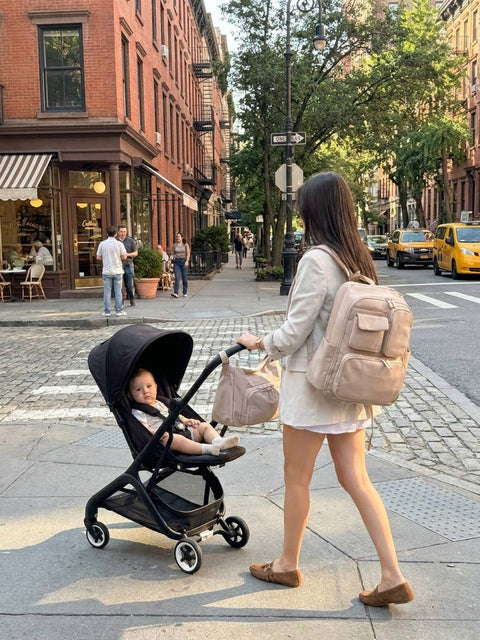 Itzy Ritzy - Belong Utility Backpack™ - Toast