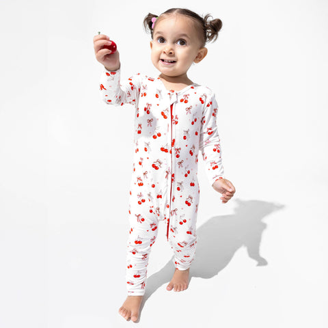 Bellabu Bear - Convertible Footie - Cherry On Top