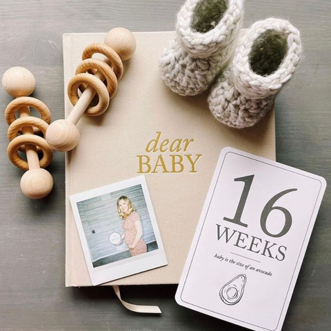 Pregnancy Milestone Cards, Baby Announcement & Reveal