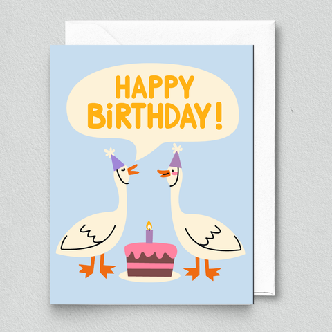 Greeting Card - Happy Birthday Goose