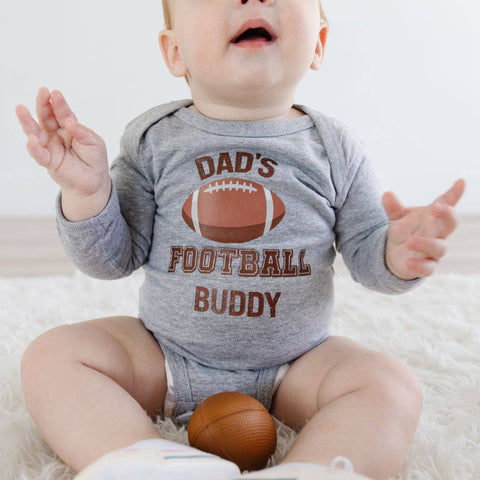 Sweet Wink - Long Sleeve Bodysuit - Dad's Football Buddy