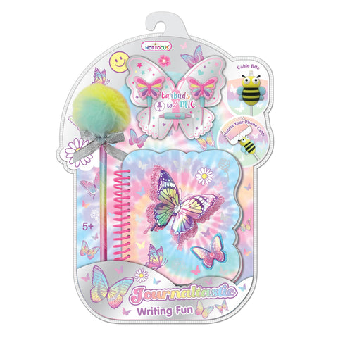 Journaltastic Writing Fun - Tie Dye Butterfly