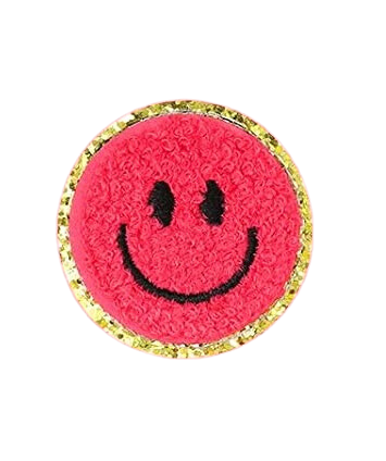Happy Barb - Patch - Chenille Smiley
