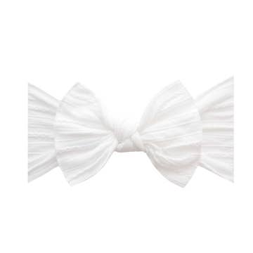 Baby Bling - Cable Knit Knot - White